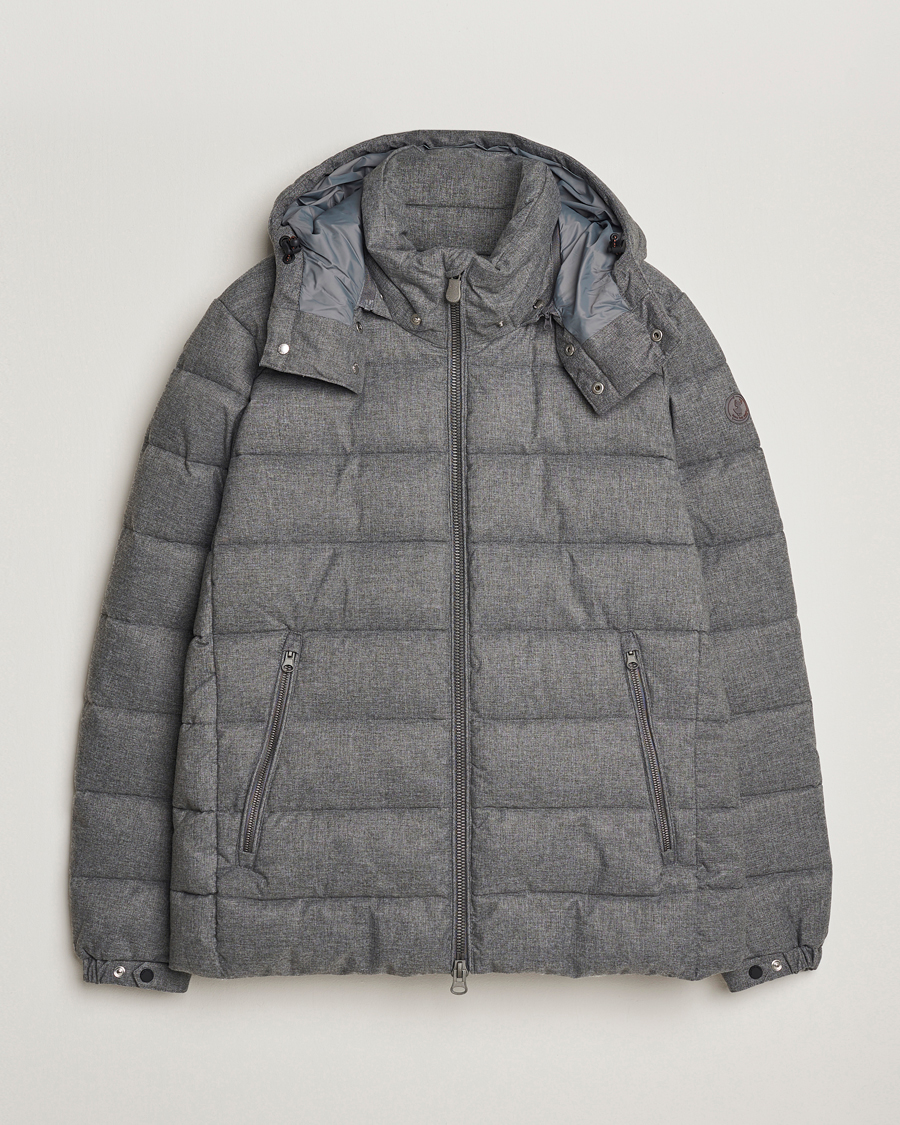 Heren | Jassen | Save The Duck | Constantin Padded Flannel Jacket Mid Grey Melange