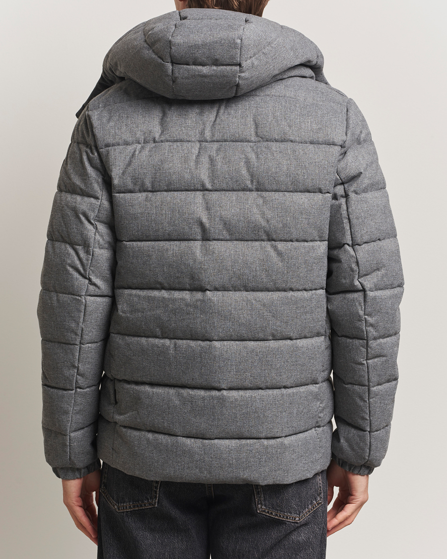 Heren | Jassen | Save The Duck | Constantin Padded Flannel Jacket Mid Grey Melange