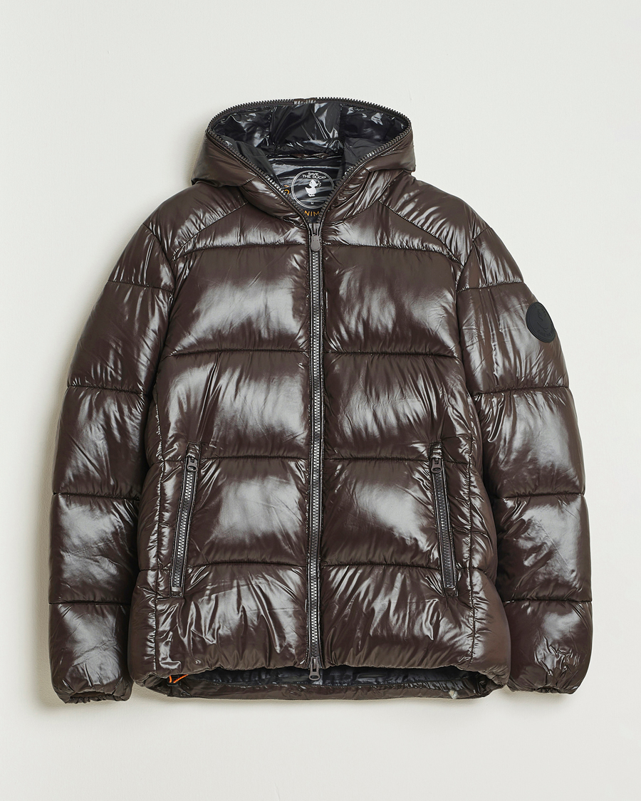Heren | Jassen | Save The Duck | Edgard Padded Puffer Brown Black
