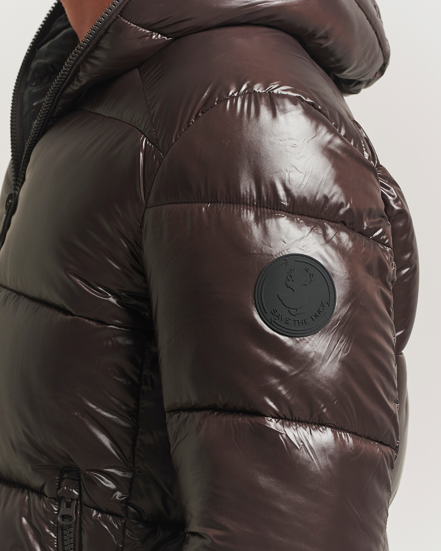 Heren | Jassen | Save The Duck | Edgard Padded Puffer Brown Black