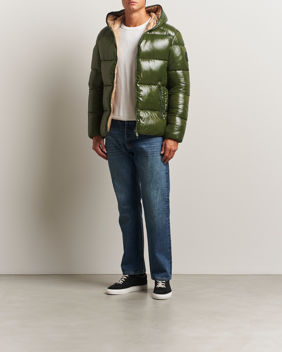 Heren | Jassen | Save The Duck | Edgard Padded Puffer Pine Green