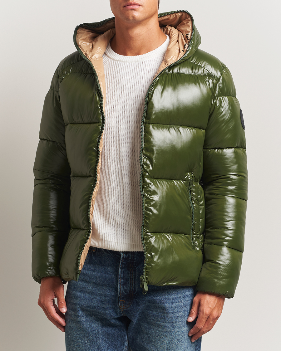 Heren | Jassen | Save The Duck | Edgard Padded Puffer Pine Green