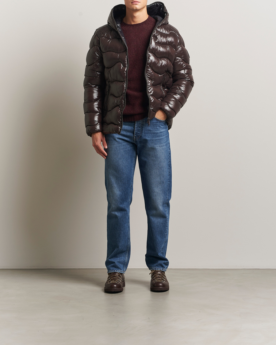 Heren | Jassen | Save The Duck | Chet Padded Puffer Brown Black
