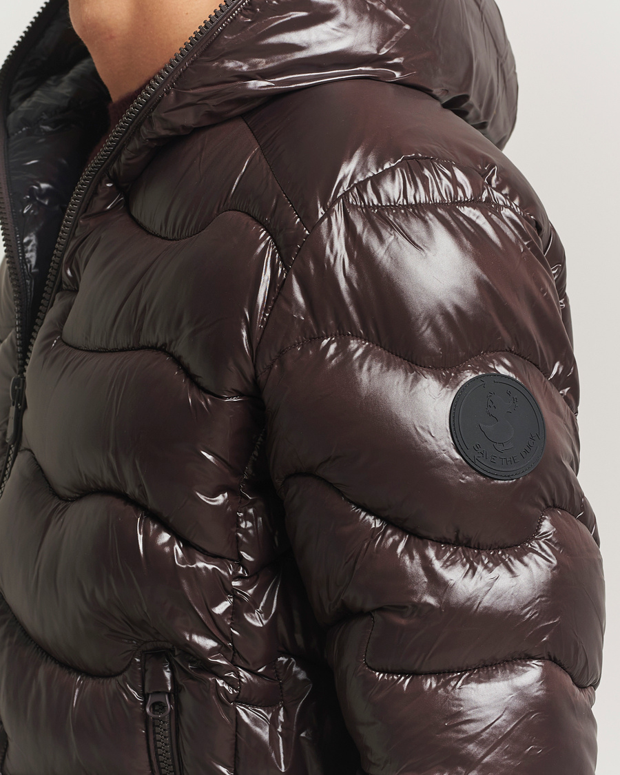 Heren | Jassen | Save The Duck | Chet Padded Puffer Brown Black