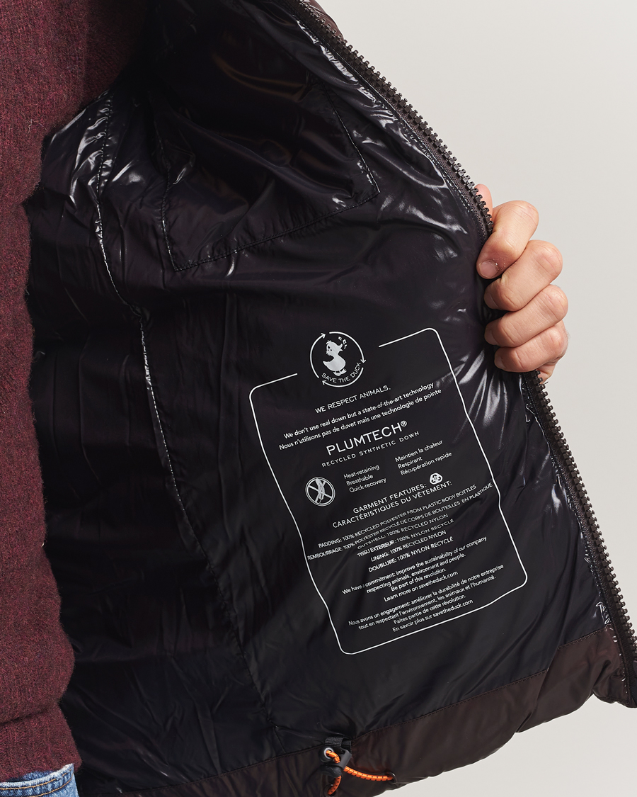 Heren | Jassen | Save The Duck | Chet Padded Puffer Brown Black
