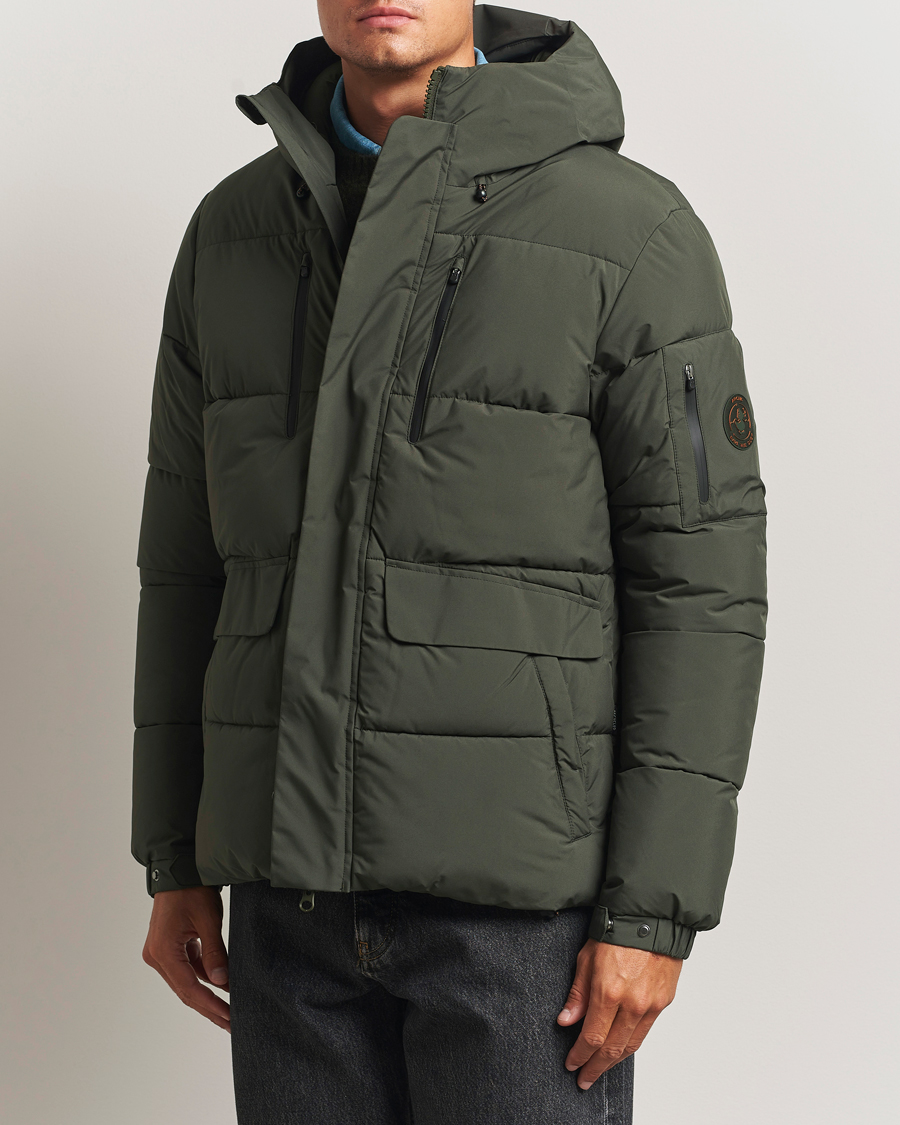 Homme | Manteaux Et Vestes | Save The Duck | Alter Short Arctic Parka Land Green