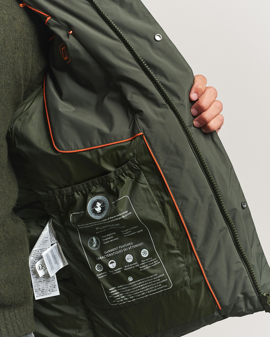 Homme | Manteaux Et Vestes | Save The Duck | Alter Short Arctic Parka Land Green