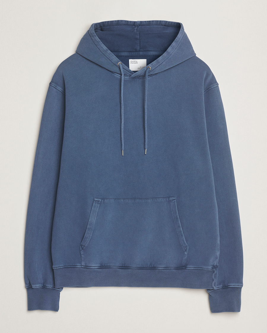 Homme | Pulls Et Tricots | Colorful Standard | Classic Organic Hood Neptune Blue