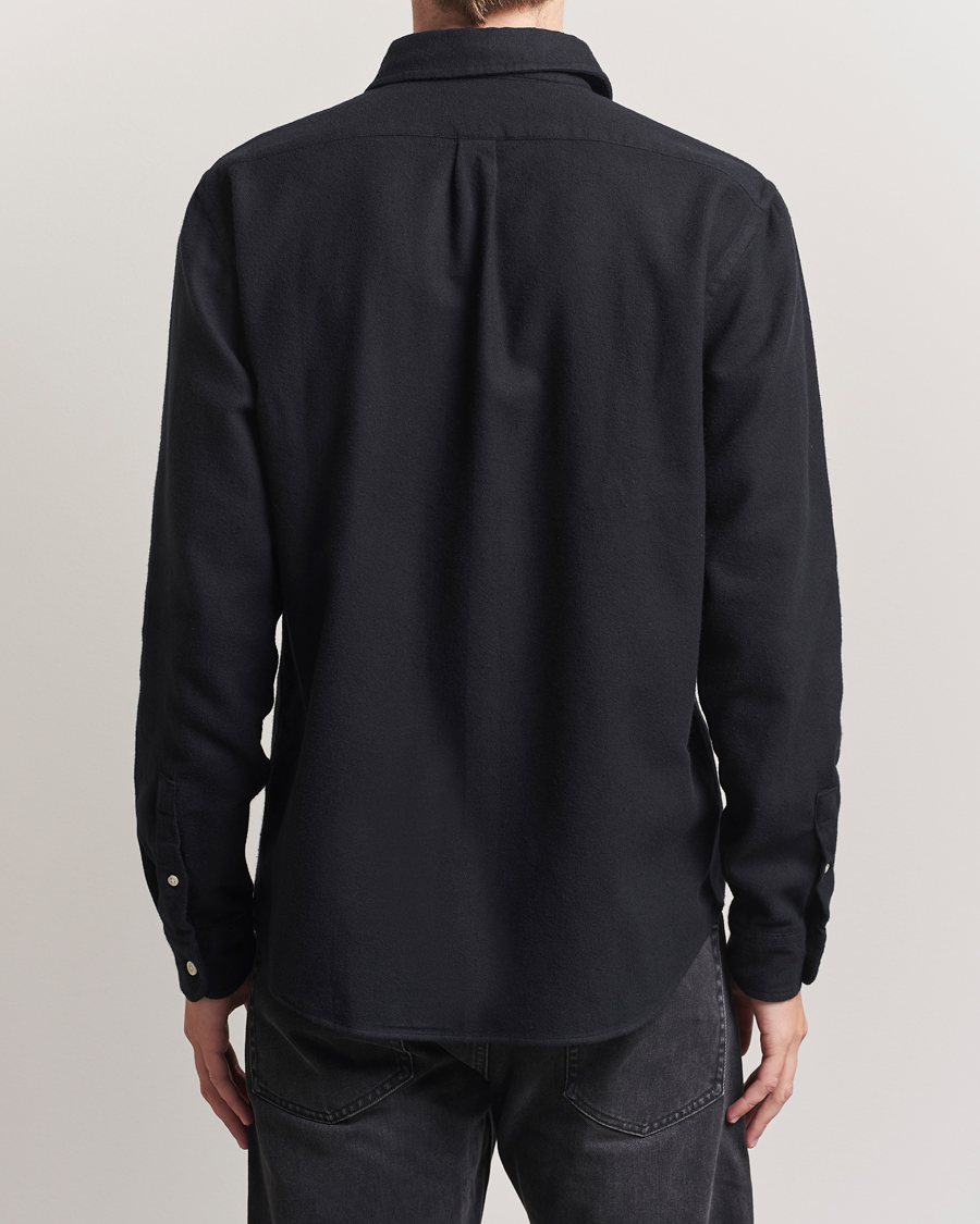 Homme | Chemises | Colorful Standard | Organic Flannel Shirt Deep Black