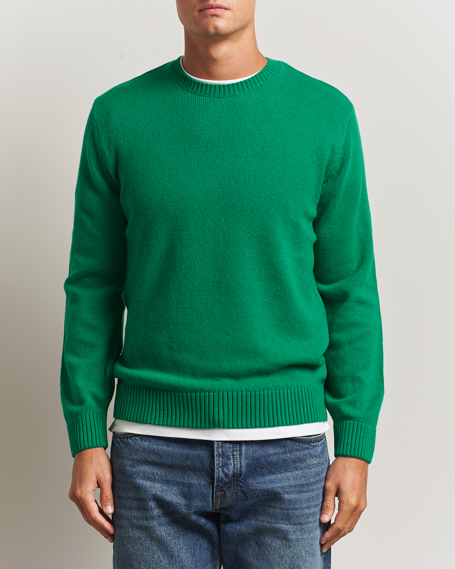 Heren | Truien | Colorful Standard | Classic Merino Wool Crew Neck Kelly Green