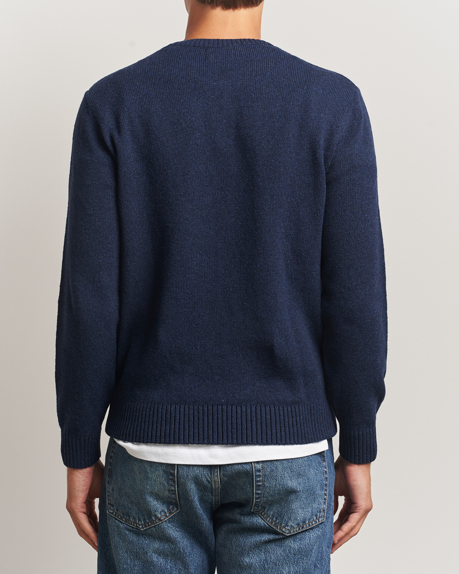 Heren | Truien | Colorful Standard | Classic Merino Wool Crew Neck Marine Blue