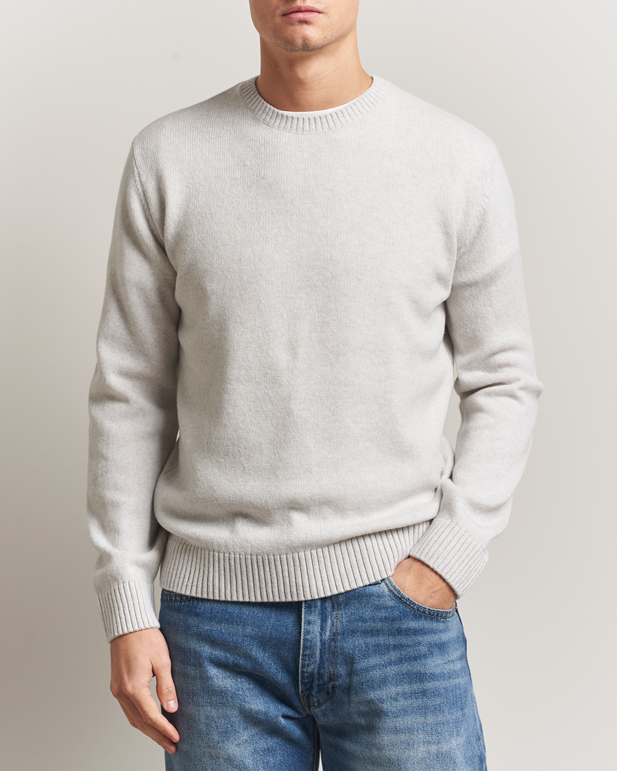 Heren | Truien | Colorful Standard | Classic Merino Wool Crew Neck Snow Melange