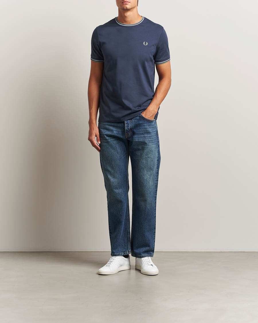 Homme | T-shirts | Fred Perry | Twin Tipped T-Shirt Dark Airforce