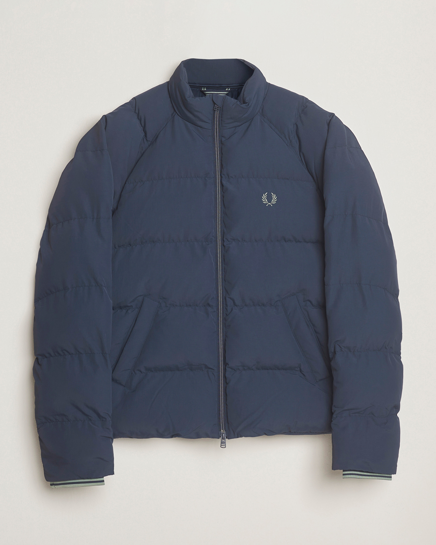 Heren | Jassen | Fred Perry | Raglan Padded Down Jacket Dark Airforce