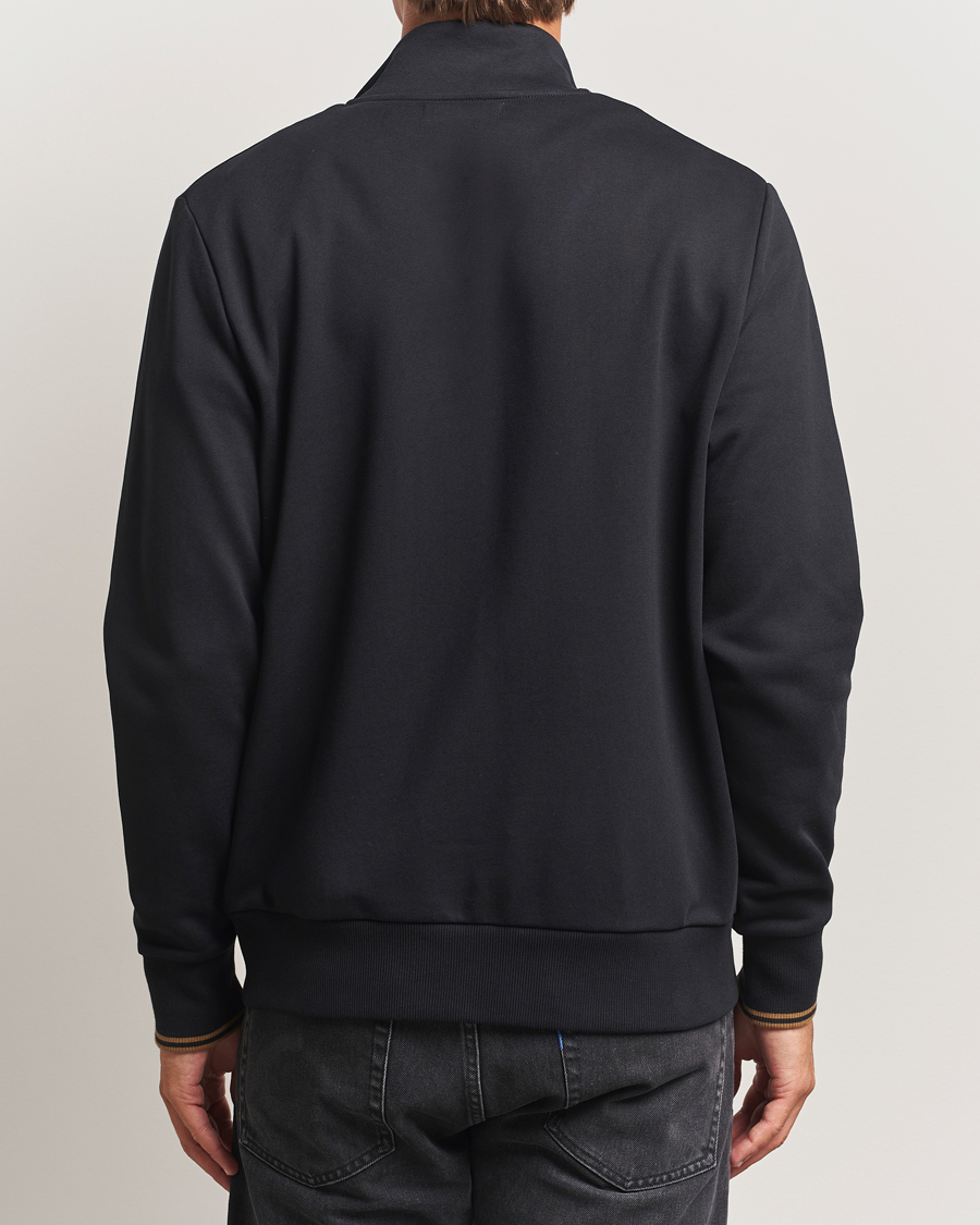 Homme | Pulls Et Tricots | Fred Perry | Full Zip Sweatshirt Black