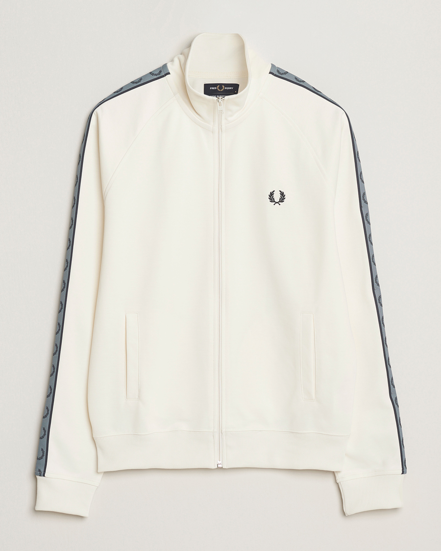 Heren | Truien | Fred Perry | Taped Track Jacket Ecru