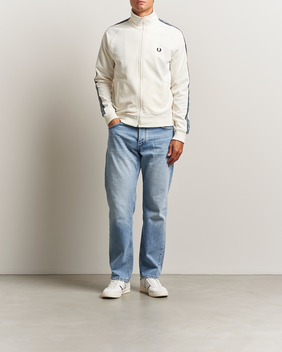 Heren | Truien | Fred Perry | Taped Track Jacket Ecru