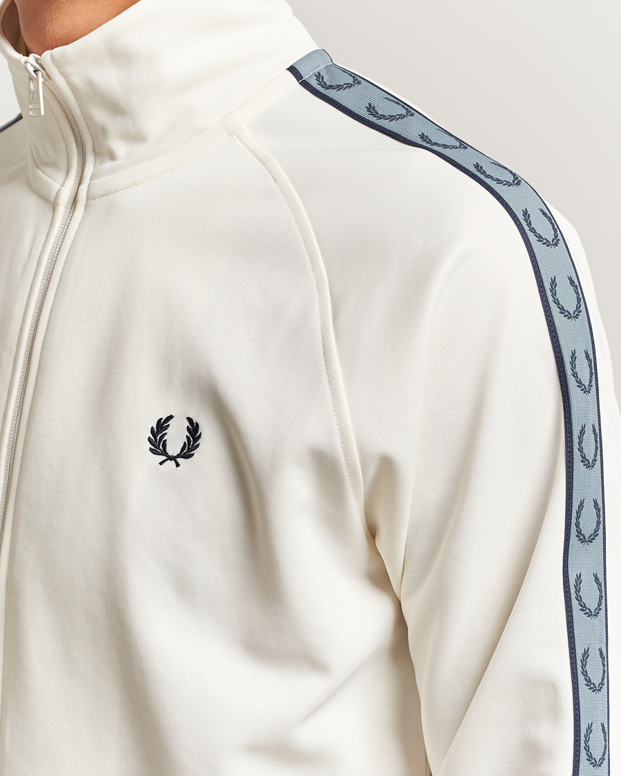Heren | Truien | Fred Perry | Taped Track Jacket Ecru