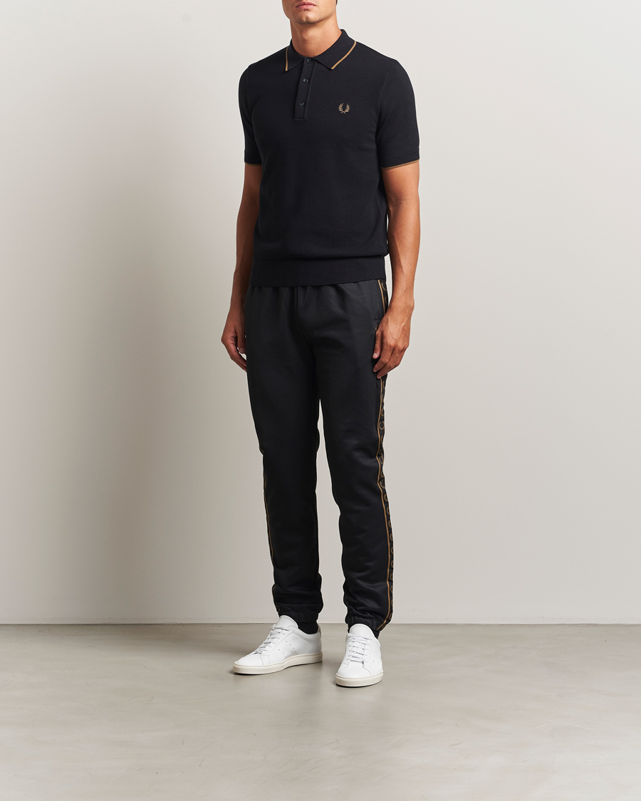 Homme | Pantalons | Fred Perry | Taped Track Pants Black