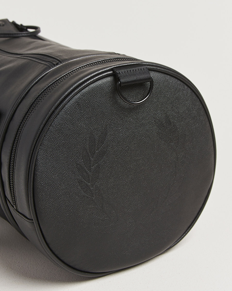 Homme | Sacs | Fred Perry | Scotch Grain Leather Barrel Bag Black