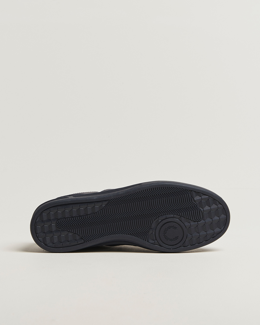 Heren | Sneakers | Fred Perry | B4 Leather/Suede Sneaker Navy