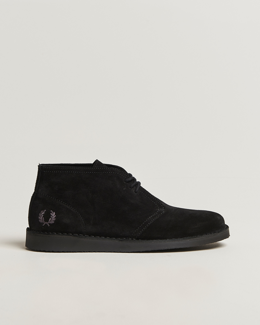Homme | Bottes | Fred Perry | Hawley Suede Chukka Boot Black