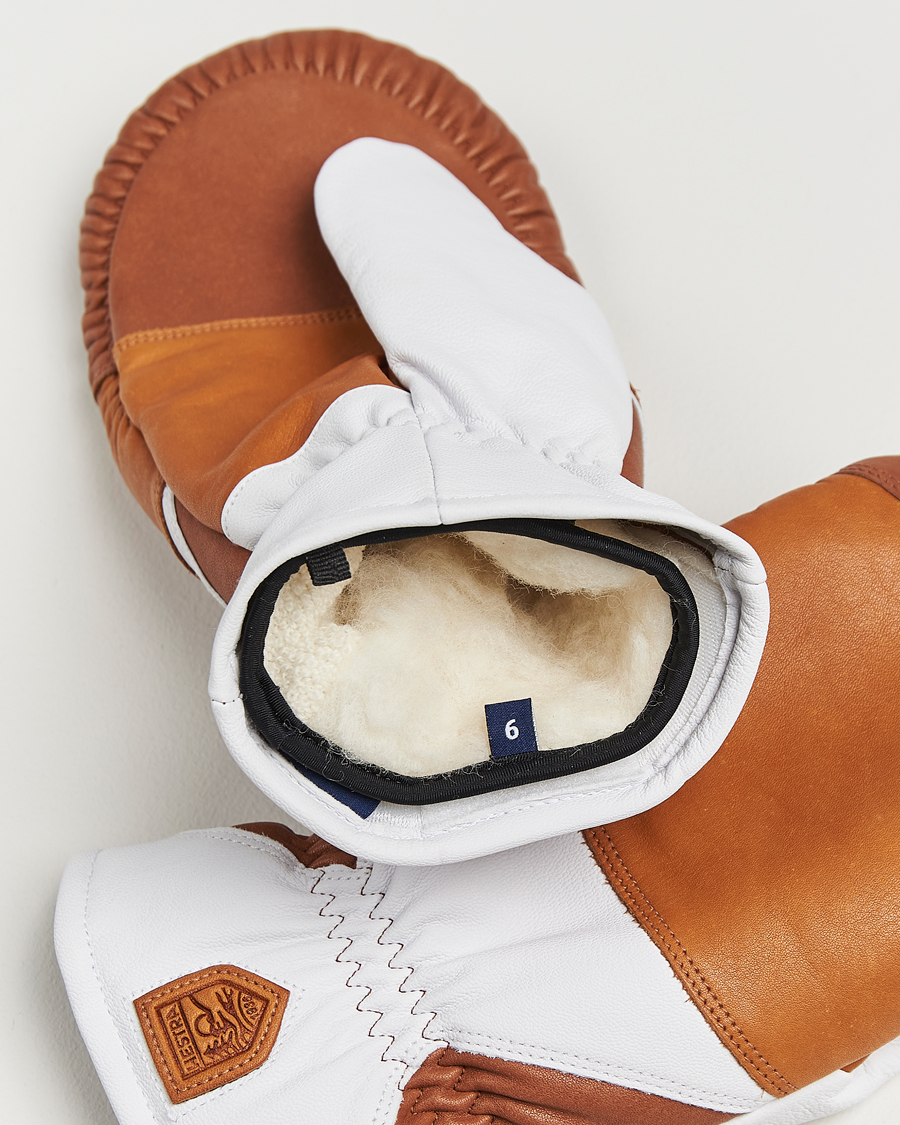 Homme | Hestra reMix Mitt Cork/Off White | Hestra | reMix Mitt Cork/Off White