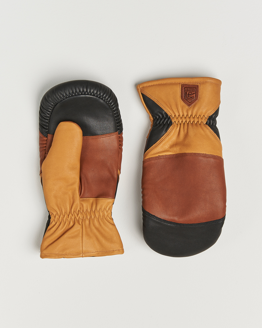 Heren | Handschoenen | Hestra | reMix Mitt Brown/Cork
