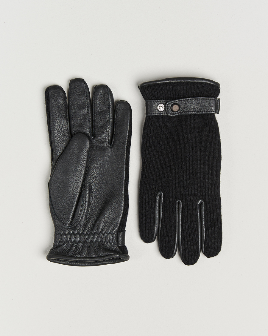 Heren | Handschoenen | Hestra | Christopher Cashmere/Elkskin Glove  Black