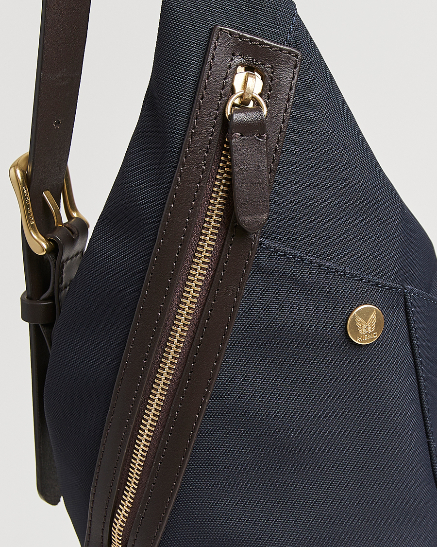 Heren | Tassen | Mismo | M/S Drop Crossbody Bag Navy/Dark Brown