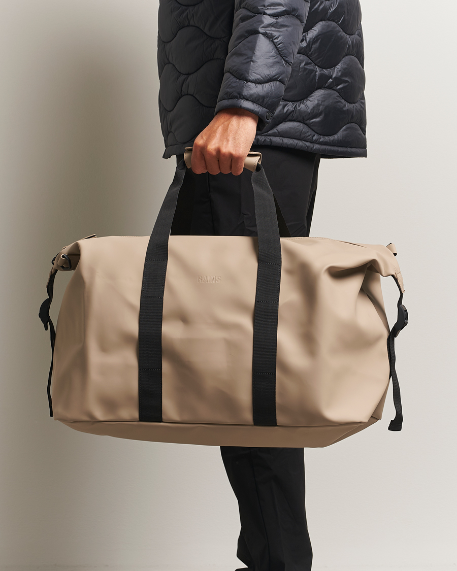 Heren | Tassen | RAINS | Hilo Weekendbag Beige