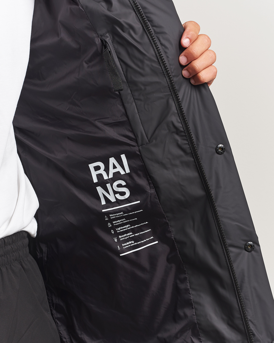 Heren | Jassen | RAINS | Lohja Insulated Cargo Jacket Black