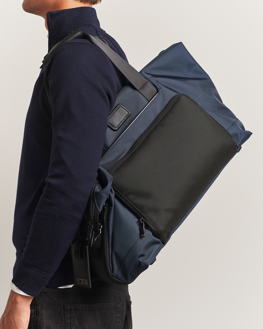 Homme | Sacs | TUMI | Alpha 3 Double Expansion Travel Satchel Navy