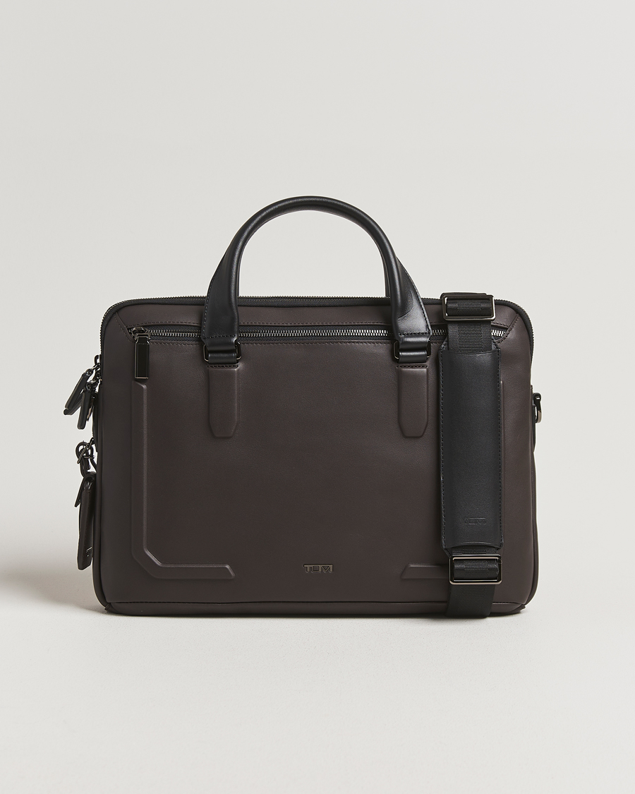 Heren | Tassen | TUMI | Harrison Sycamore Slim Brief Espresso Brown