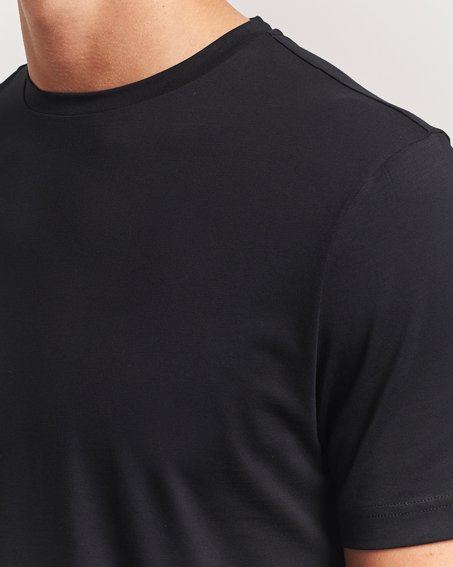 Homme | T-shirts | Stenströms | Supima Cotton T-Shirt Black