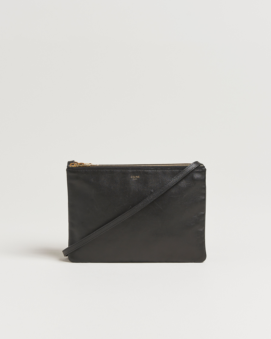 Homme | Gifts for Her | Celine Pre-Owned | Trio Bag Medium Leather Black
