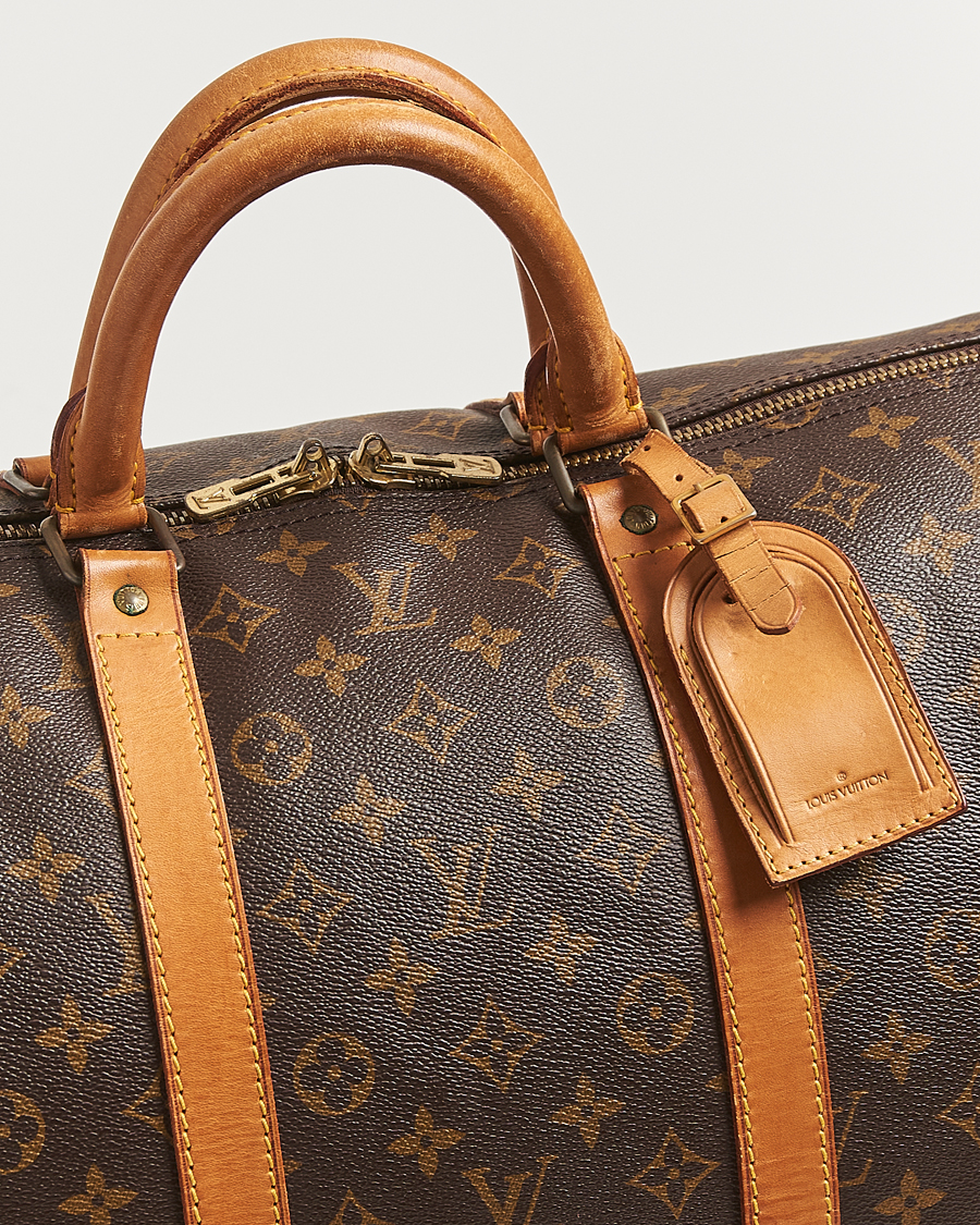 Homme | Pre-Owned & Vintage Bags | Louis Vuitton Pre-Owned | Keepall Bandoulière 55 Monogram