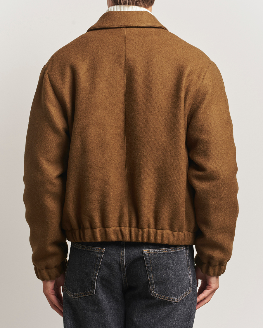 Homme | Manteaux Et Vestes | AMI | Boiled Wool Jacket Noisette