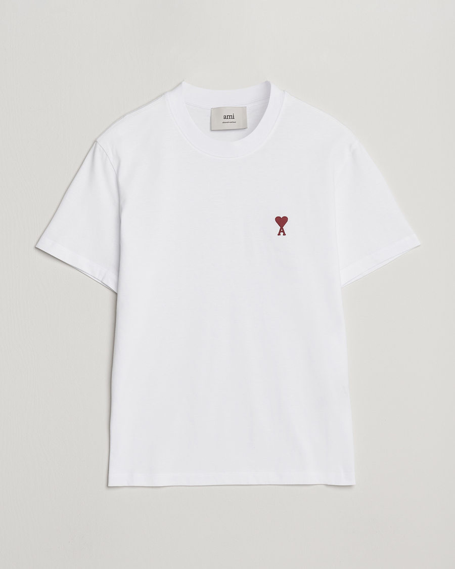 Homme | T-shirts | AMI | Heart Logo T-Shirt White