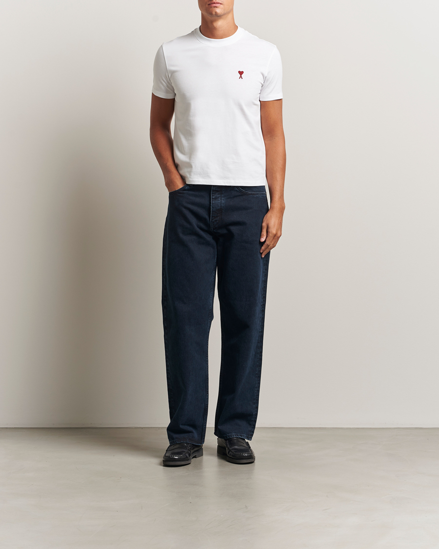 Homme | T-shirts | AMI | Heart Logo T-Shirt White