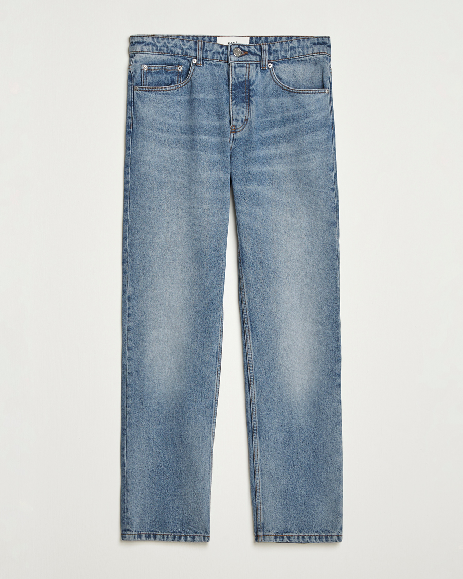 Homme | Jeans | AMI | Classic Fit Jeans Used Blue
