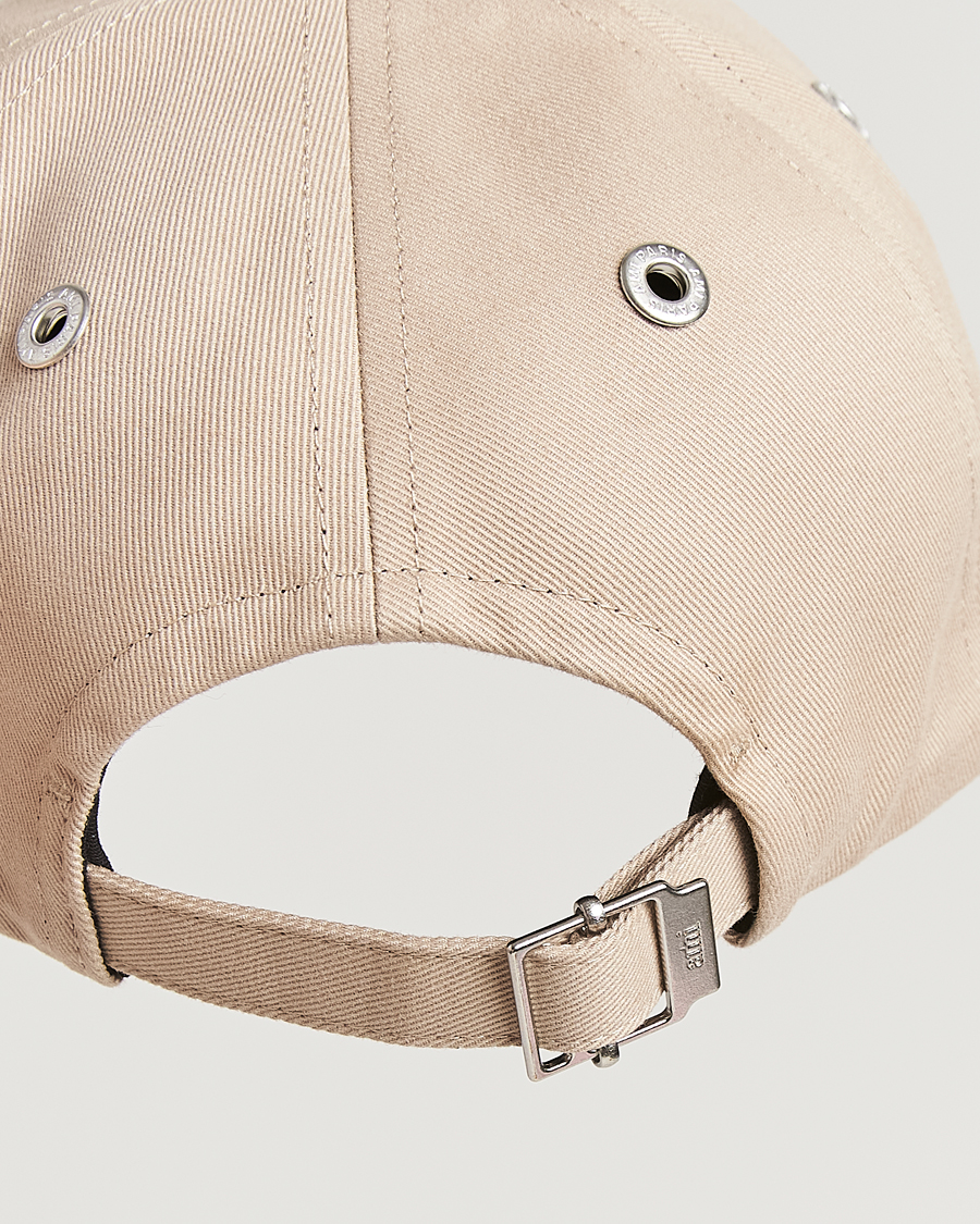 Homme | Bobs Et Casquettes | AMI | Black Heart Logo Cap Cafe Creme