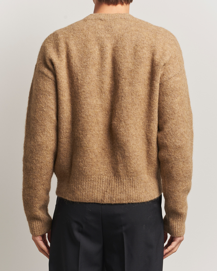 Heren | Truien | AMI | Signature Alpaca Knitted Sweater Camel