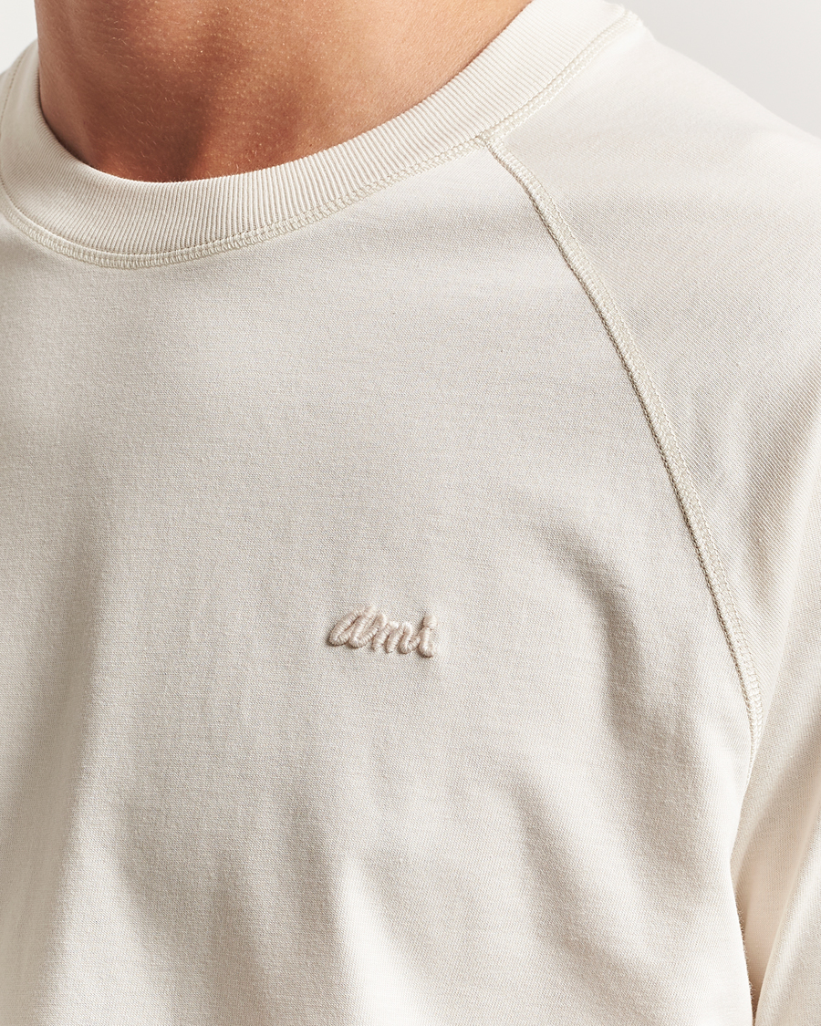 Homme | T-shirts | AMI | Signature Logo T-Shirt Ivory