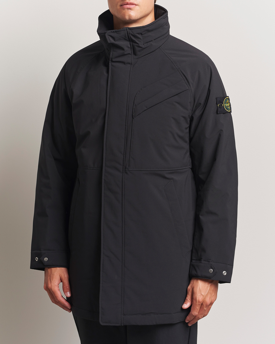 Homme | Manteaux Et Vestes | Stone Island | Soft Shell Waterproof Coat Black