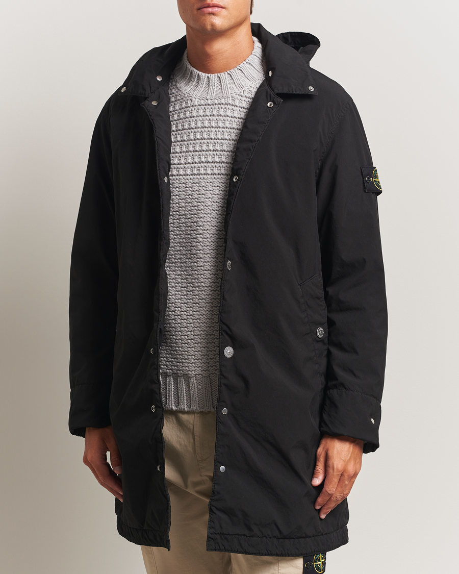 Homme | Manteaux Et Vestes | Stone Island | Light Compact Padded Hood Coat Black