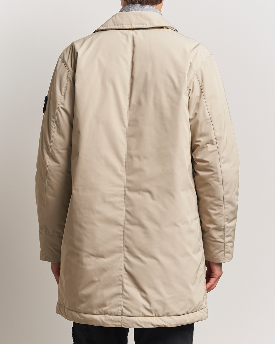 Homme | Manteaux Et Vestes | Stone Island | Micro Twill Primaloft Padded Coat Beige