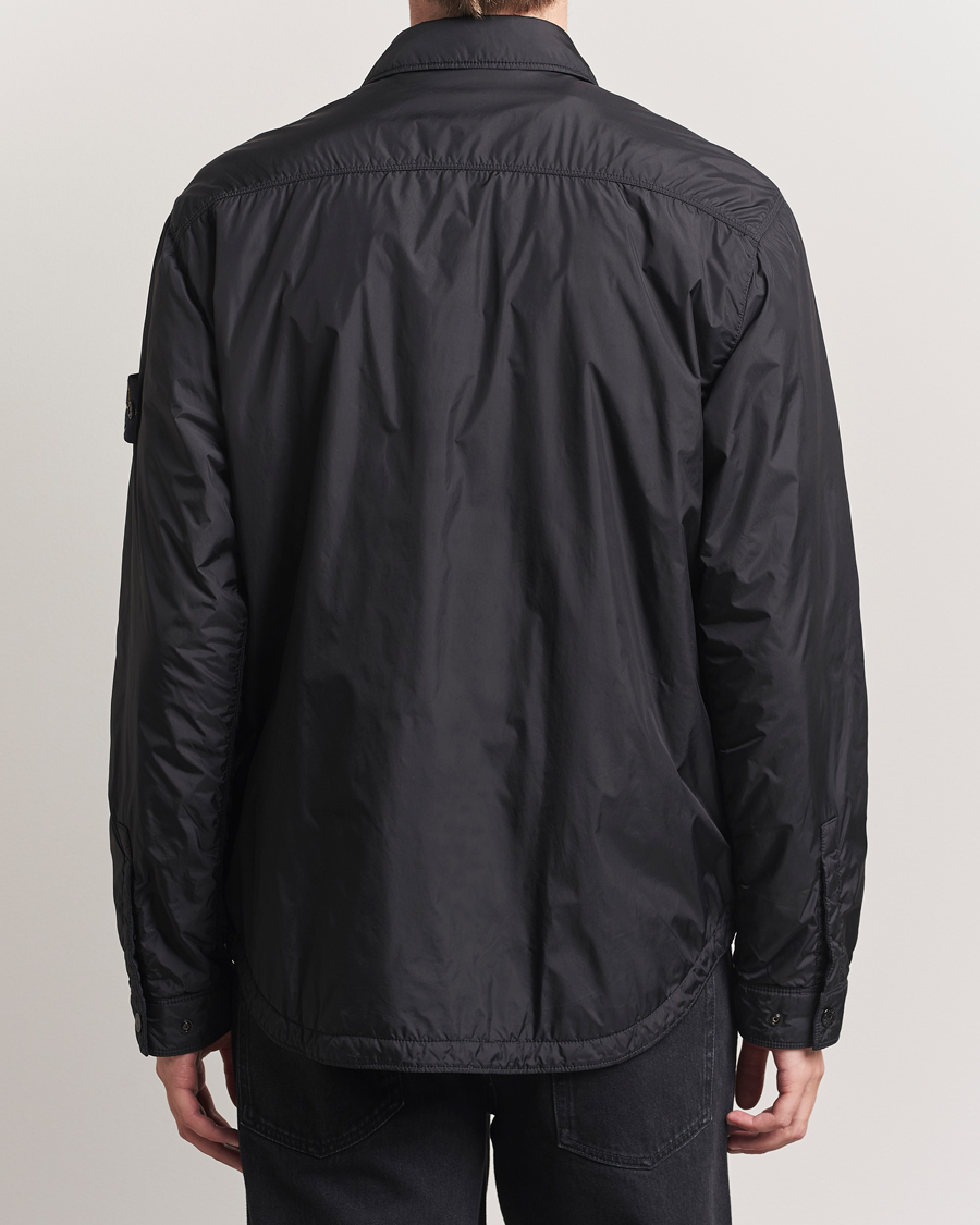 Homme | Manteaux Et Vestes | Stone Island | Crinkle Reps Padded Shirt Jacket Black