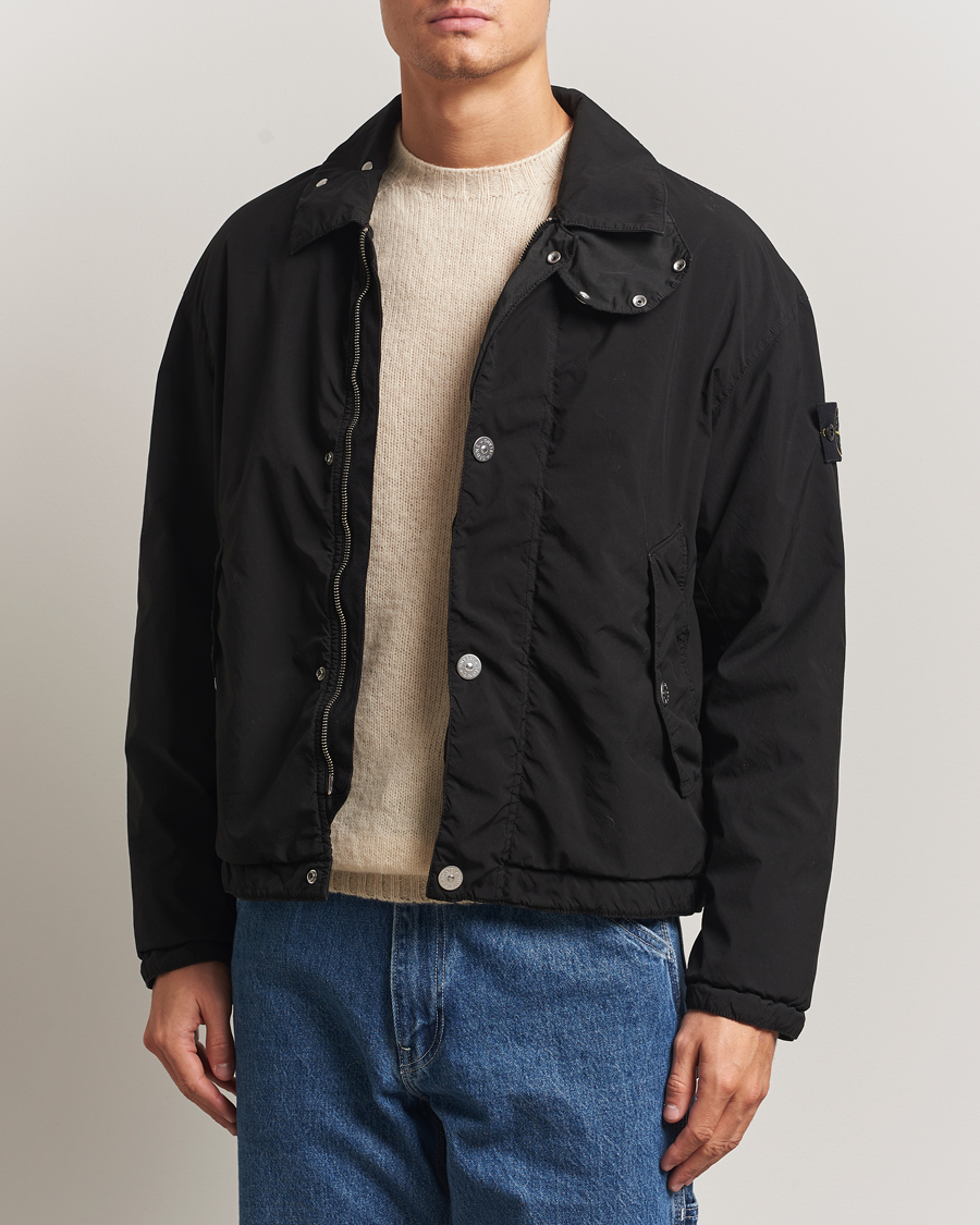 Heren | Jassen | Stone Island | Light Compact Touch Coach Jacket Black