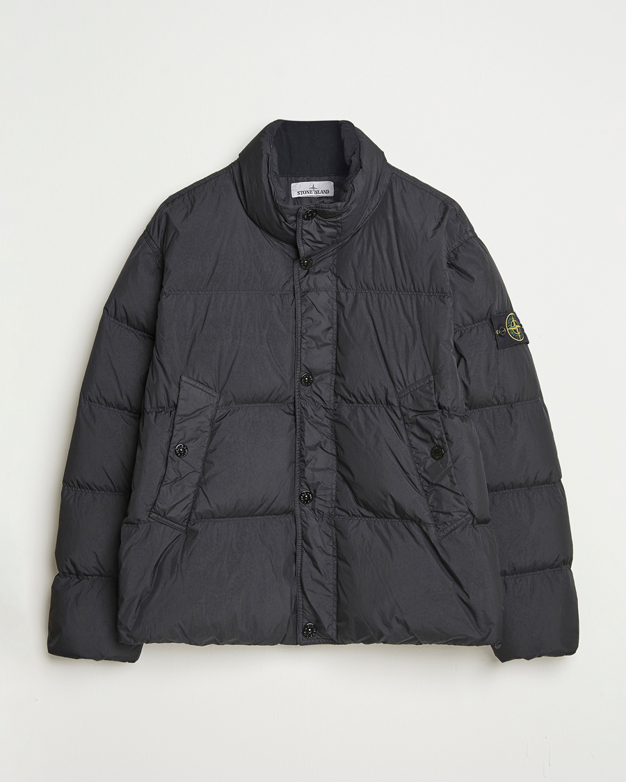 Heren | Jassen | Stone Island | Crinkle Reps Down Jacket Black